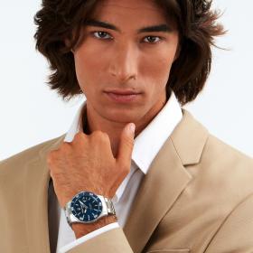 Ανδρικό Ρολόι Maserati Competizione με Μπλέ Καντράν SKU-80263