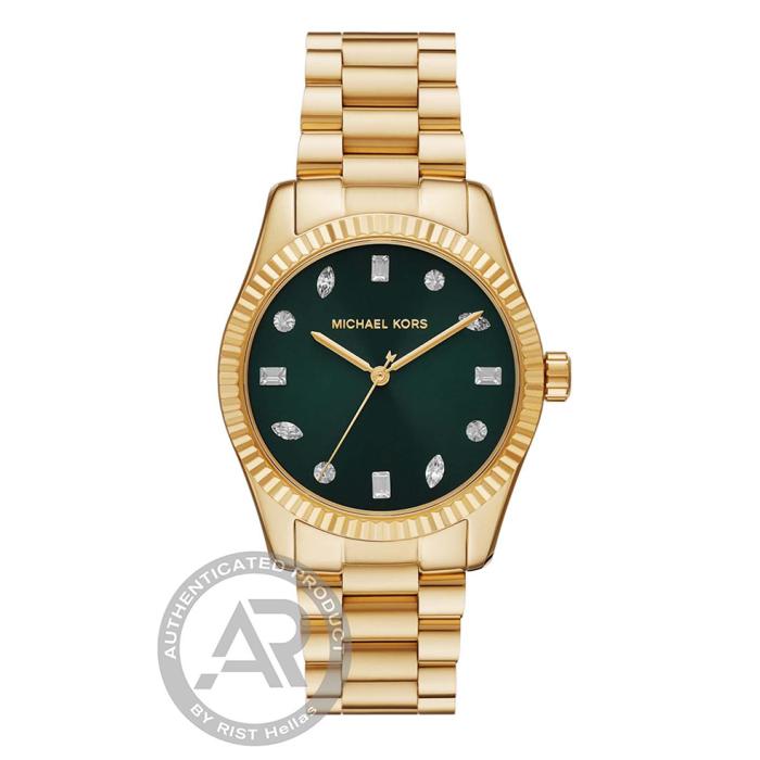 Γυναικείο Ρολόι MICHAEL KORS Lexington με Πράσινο Καντράν SKU-80192