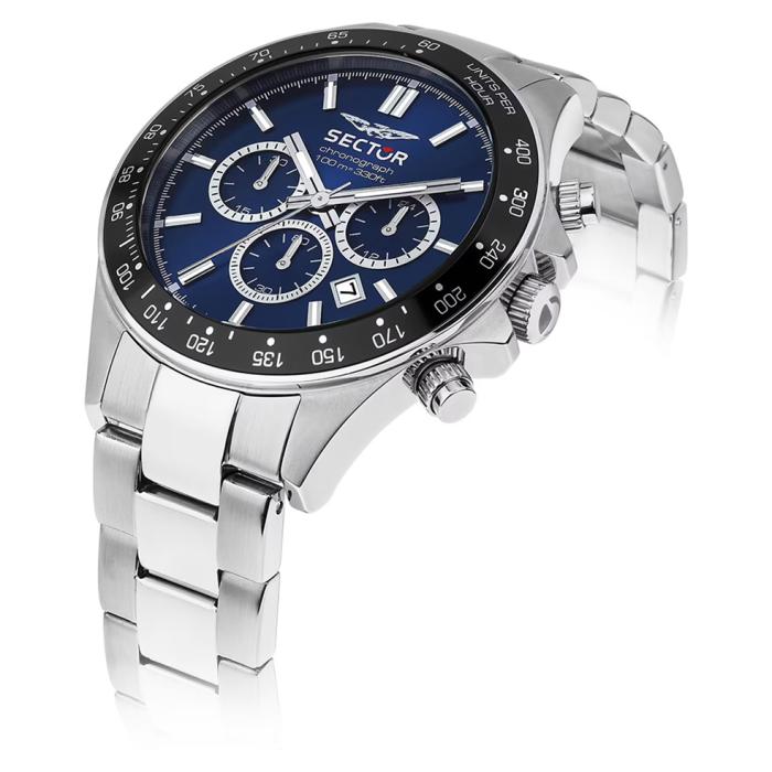 Ανδρικό Ρολόι SECTOR 230 με Μπλέ Καντράν SKU-80654