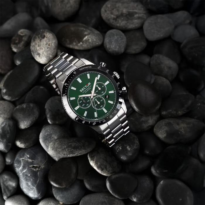 Ανδρικό Ρολόι SECTOR 270 με Πράσινο Καντράν SKU-80655