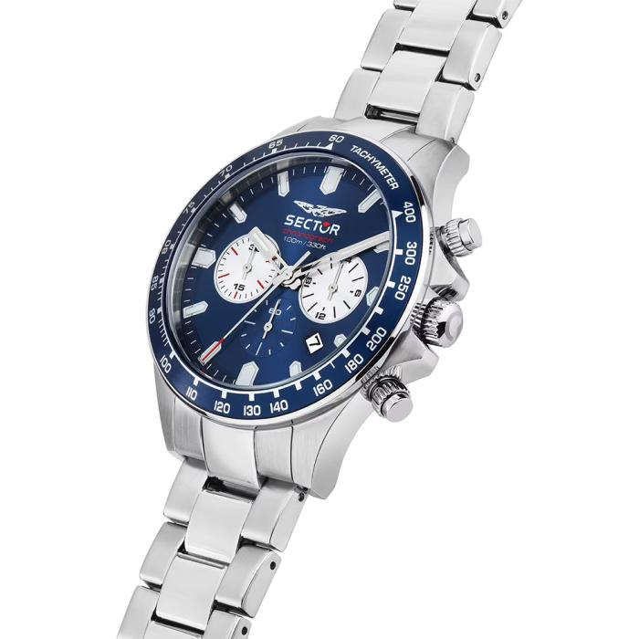Ανδρικό Ρολόι SECTOR 230 με Μπλέ Καντράν SKU-80665