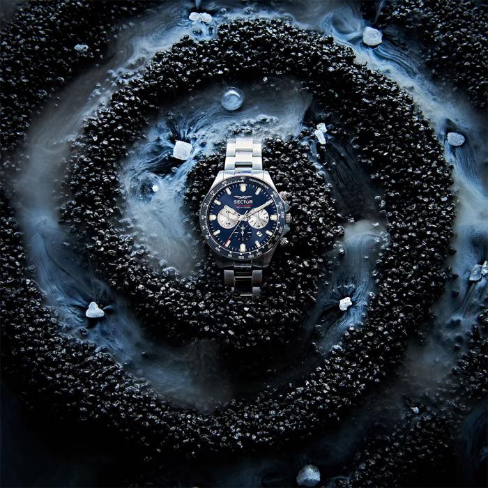 Ανδρικό Ρολόι SECTOR 230 με Μπλέ Καντράν SKU-80665
