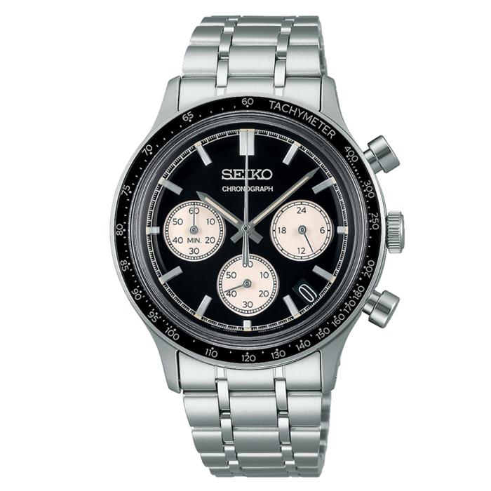 Ανδρικό Ρολόι SEIKO Sports με Μαύρο Καντράν SKU-80189