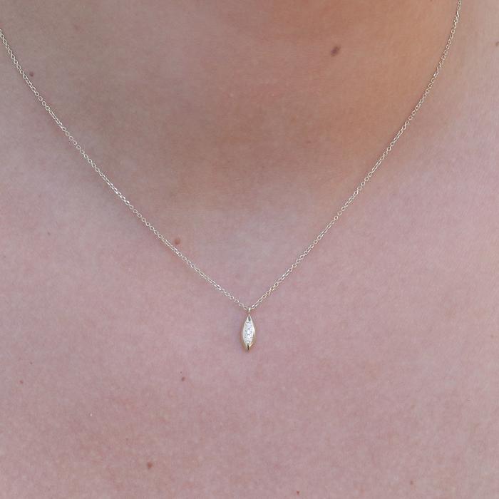 Σετ Κοσμημάτων με Διαμάντια Χρυσός Κ14 SKU-80239