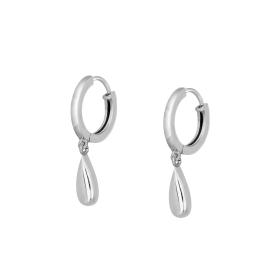 Σκουλαρίκια Κρεμαστά Λευκόχρυσος K9 SKU-80018