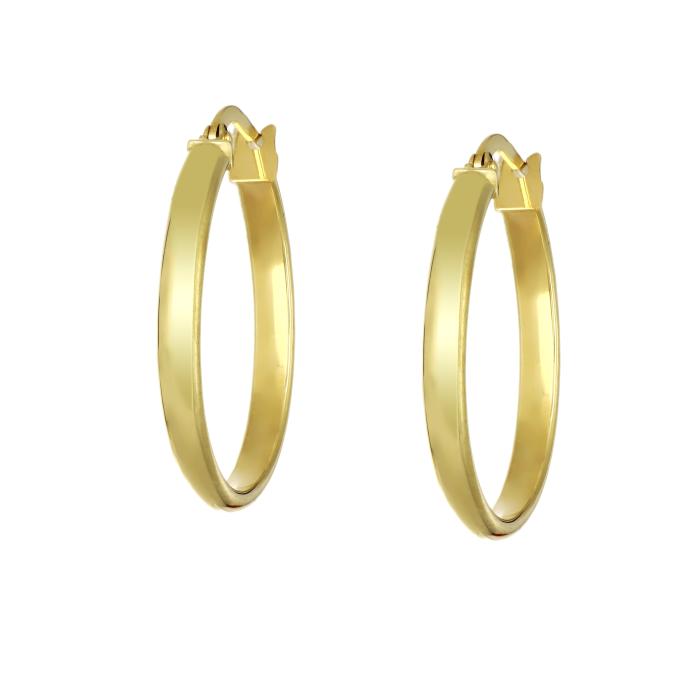 Σκουλαρίκια Κρίκοι Χρυσός K9 SKU-80338