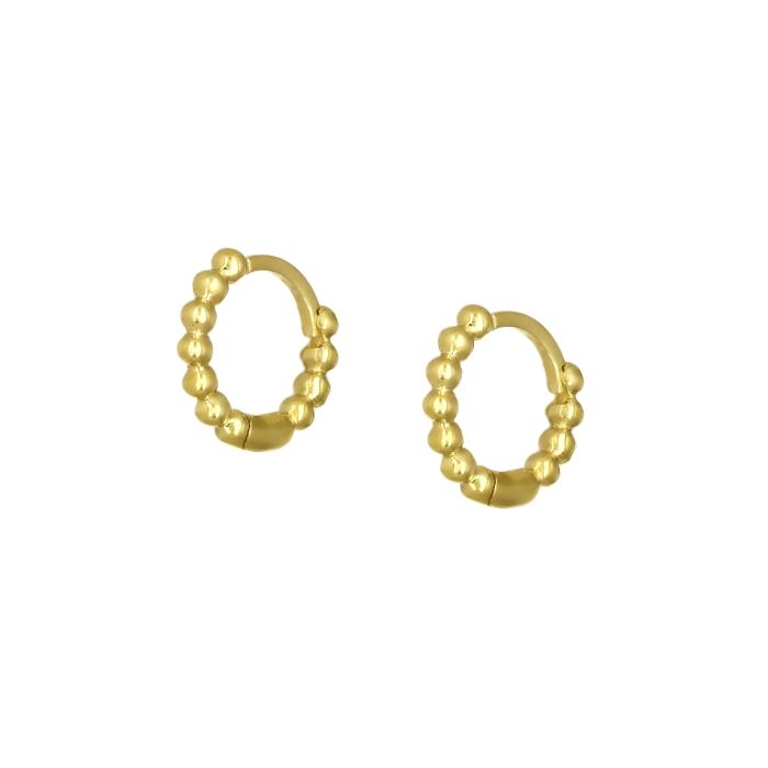 Σκουλαρίκια Κρίκοι Χρυσός K9 SKU-80936