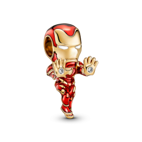 Σύμβολο Iron Man Marvel The Avengers από ασήμι 925 και επιχρύσωση Κ14 SKU-80456