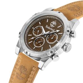 Ανδρικό Ρολόι TIMBERLAND Stonington με Καφέ Δερμάτινο Λουράκι SKU-80441