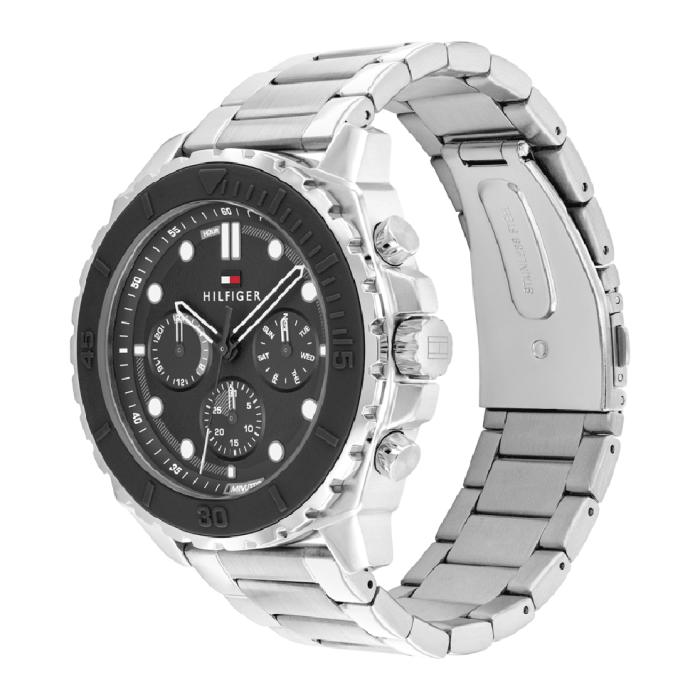 Ανδρικό Ρολόι TOMMY HILFIGER Morgan με Γκρί Καντράν SKU-80076