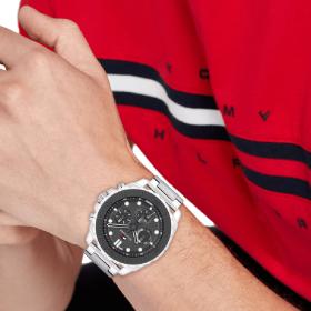 Ανδρικό Ρολόι TOMMY HILFIGER Morgan με Γκρί Καντράν SKU-80076