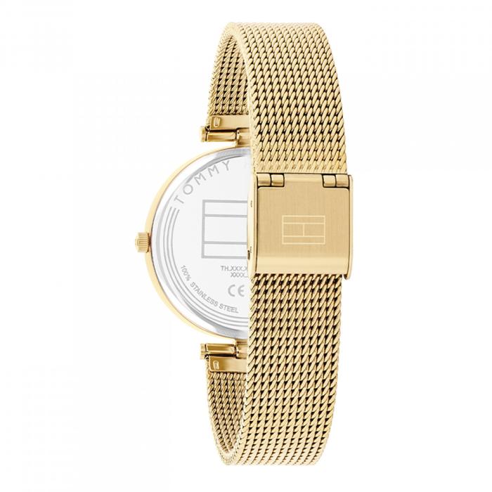 Ρολόι TOMMY HILFIGER Ella Γυναικείο με Χρυσό Μπρασελέ SKU-80827