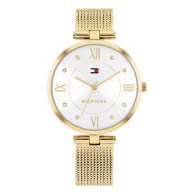 Ρολόι TOMMY HILFIGER Ella Γυναικείο με Χρυσό Μπρασελέ SKU-80827