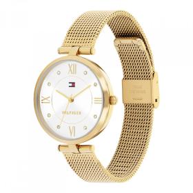 Ρολόι TOMMY HILFIGER Ella Γυναικείο με Χρυσό Μπρασελέ SKU-80827