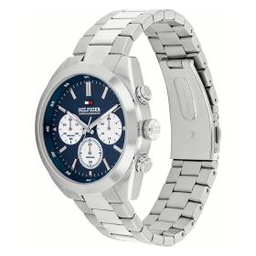 Ανδρικό Ρολόι TOMMY HILFIGER Hudson με Ασημί Μπρασελέ SKU-80828