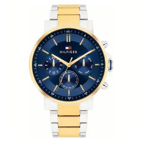 Ανδρικό Ρολόι TOMMY HILFIGER Tyson με Μπλέ Καντράν SKU-80829
