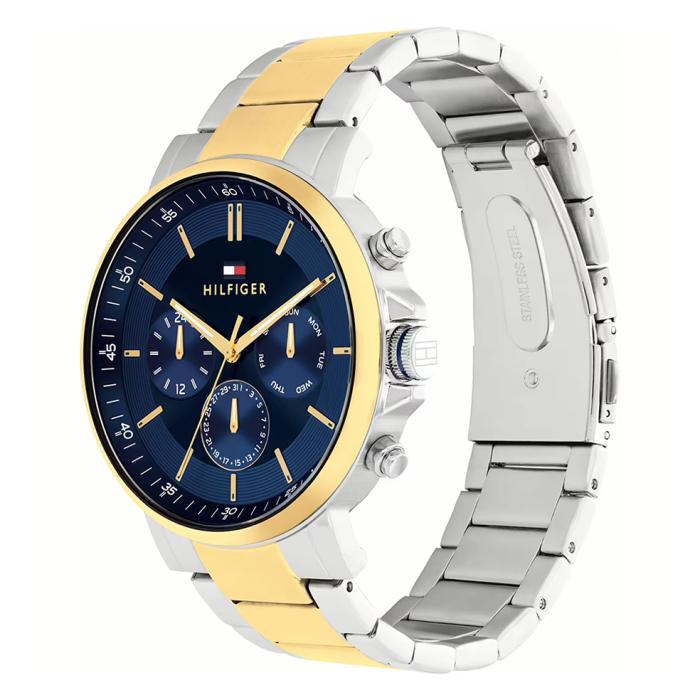 Ανδρικό Ρολόι TOMMY HILFIGER Tyson με Μπλέ Καντράν SKU-80829