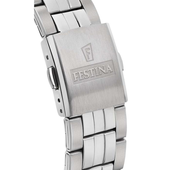 Ανδρικό Ρολόι FESTINA με Λευκό Καντράν SKU-80858