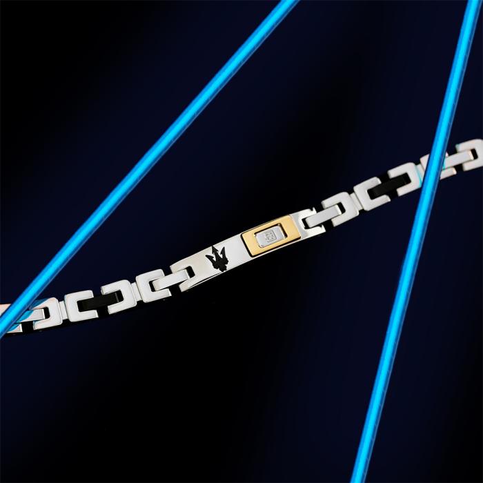 Βραχιόλι Μaserati Diamonds από Aνοξείδωτο Aτσάλι SKU-81036