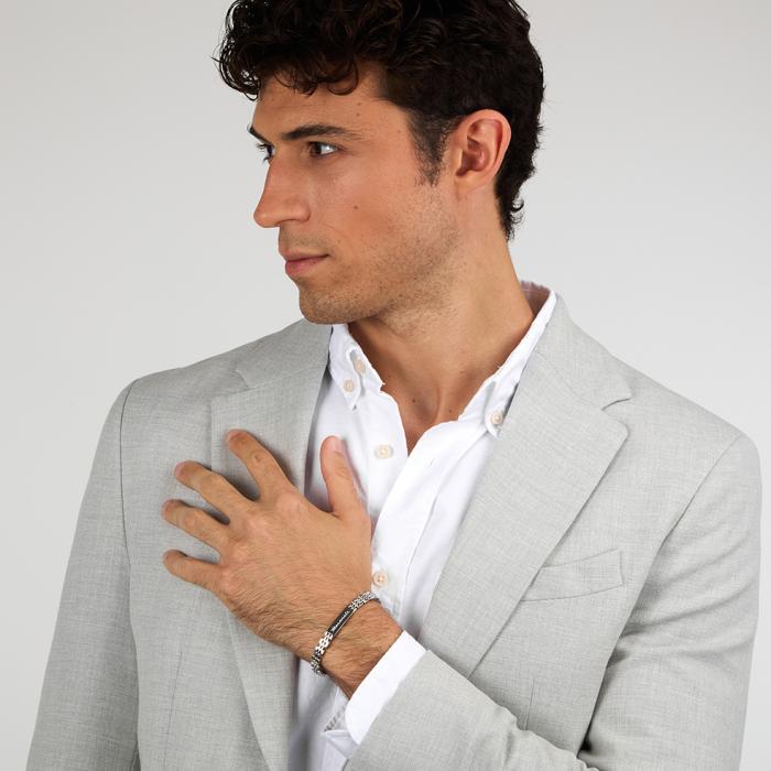 Ανδρικό Βραχιόλι Maserati Iconic από Ανοξείδωτο Ατσάλι