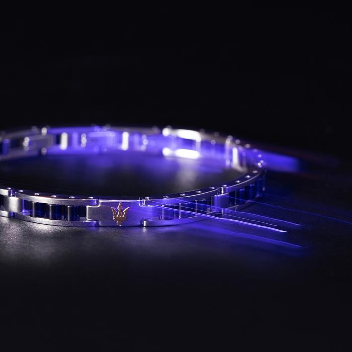 Ανδρικό Βραχιόλι Maserati Ceramic από Ανοξείδωτο Ατσάλι SKU-81055