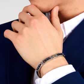Ανδρικό Βραχιόλι Maserati Ceramic από Ανοξείδωτο Ατσάλι SKU-81055