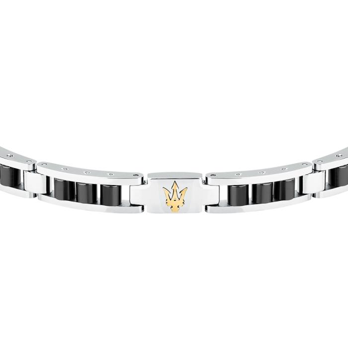 Ανδρικό Βραχιόλι Maserati Ceramic από Ανοξείδωτο Ατσάλι SKU-81055