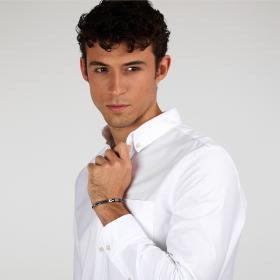 Ανδρικό Βραχιόλι Maserati Ceramic από Ανοξείδωτο Ατσάλι SKU-81056