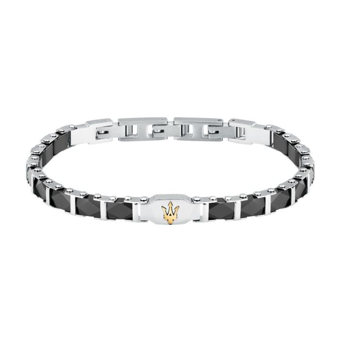 Ανδρικό Βραχιόλι Maserati Ceramic από Ανοξείδωτο Ατσάλι SKU-81057