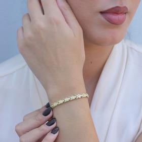 Γυναικείο Βραχιόλι Χειροπέδα Χρυσός K18 SKU-81607