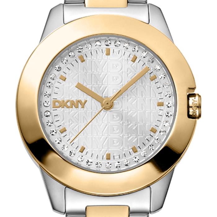 Γυναικείο Ρολόι DKNY Park Ave Logo με Δίχρωμο Μπρασελέ SKU-81013
