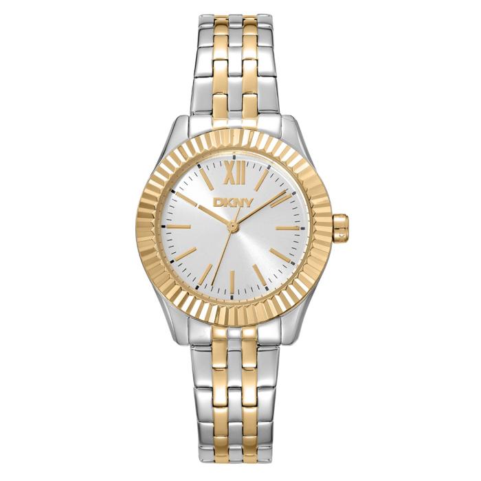 Γυναικείο Ρολόι DKNY Everyday με Δίχρωμο Μπρασελέ SKU-81014