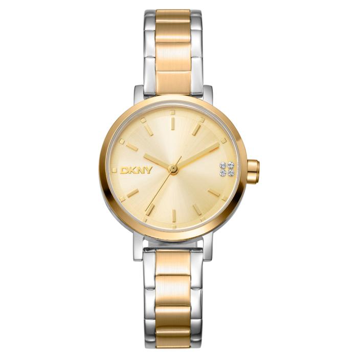 Γυναικείο Ρολόι DKNY Soho Glitz με Δίχρωμο Μπρασελέ SKU-81017