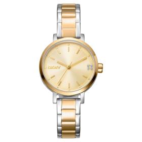 Γυναικείο Ρολόι DKNY Soho Glitz με Δίχρωμο Μπρασελέ SKU-81017