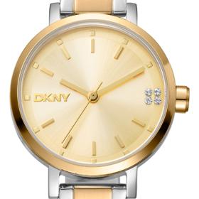Γυναικείο Ρολόι DKNY Soho Glitz με Δίχρωμο Μπρασελέ SKU-81017