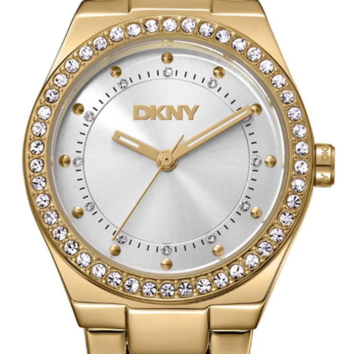 Γυναικείο Ρολόι DKNY Evening με Χρυσό Μπρασελέ SKU-81018
