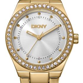 Γυναικείο Ρολόι DKNY Evening με Χρυσό Μπρασελέ SKU-81018