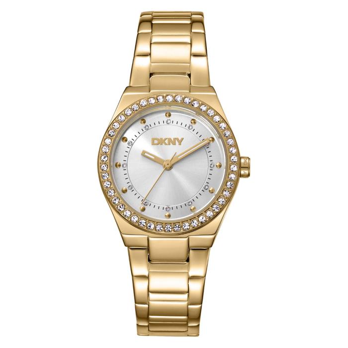 Γυναικείο Ρολόι DKNY Evening με Χρυσό Μπρασελέ SKU-81018