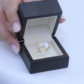 Μονόπετρο Δαχτυλίδι με Lab Grown Diamond Χρυσός K18 SKU-81170