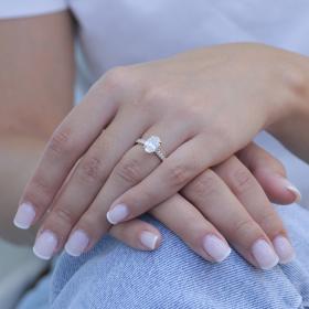 Μονόπετρο Δαχτυλίδι με Lab Grown Diamond Χρυσός K18 SKU-81170