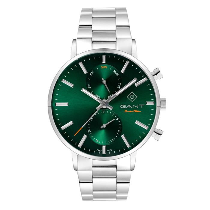 Ανδρικό Ρολόι GANT Park Hill Day-Date II με Πράσινο Καντράν SKU-81012