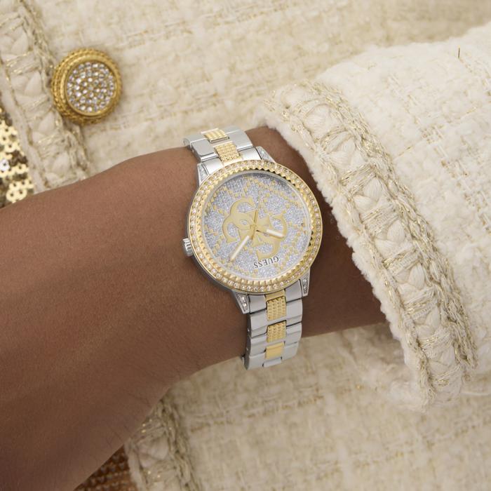 Γυναικείο Ρολόι GUESS G-Lace με Δίχρωμο Μπρασελέ SKU-81028