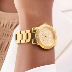 Γυναικείο Ρολόι GUESS Annette με Χρυσό Καντράν SKU-81029