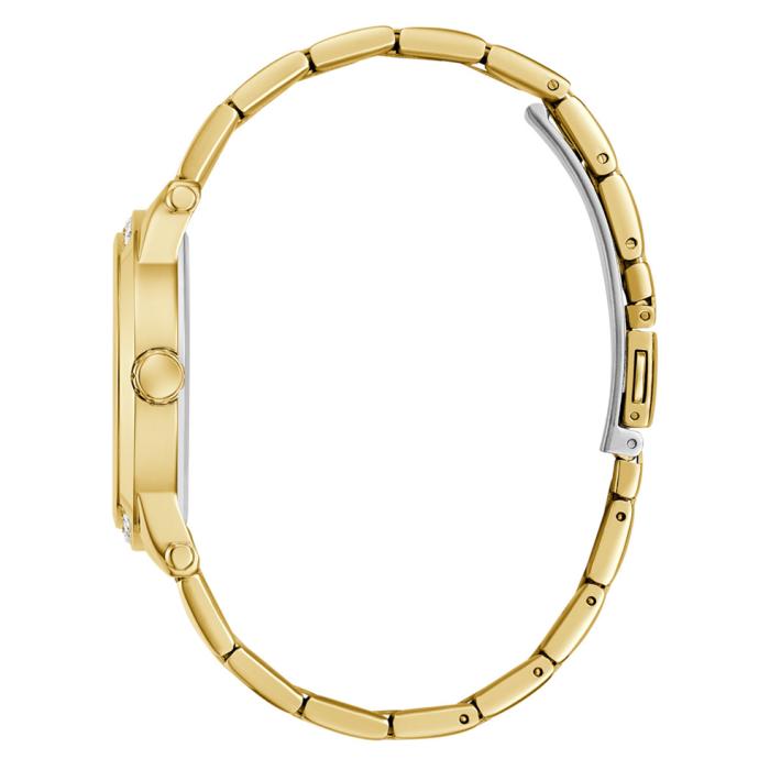 Γυναικείο Ρολόι GUESS Annette με Χρυσό Καντράν SKU-81029