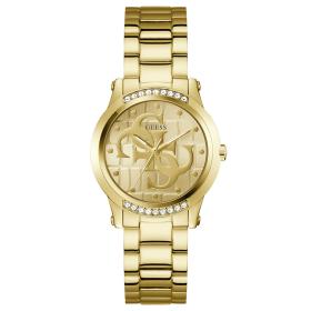 Γυναικείο Ρολόι GUESS Annette με Χρυσό Καντράν SKU-81029