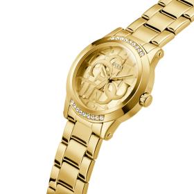 Γυναικείο Ρολόι GUESS Annette με Χρυσό Καντράν SKU-81029