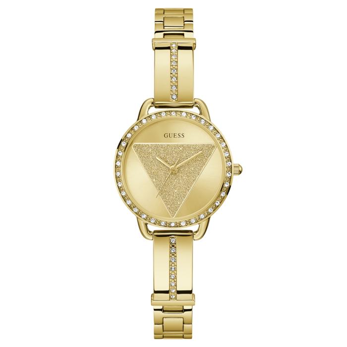 Γυναικείο Ρολόι GUESS Tri Bellini με Χρυσό Καντράν SKU-81031