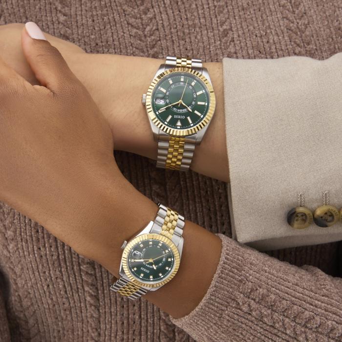 Γυναικείο Ρολόι GUESS Jada Δίχρωμο με Μπρασελέ SKU-81033