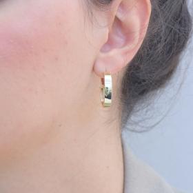 Γυναικεία Σκουλαρίκια Κρίκοι Χρυσός Κ14 SKU-81272