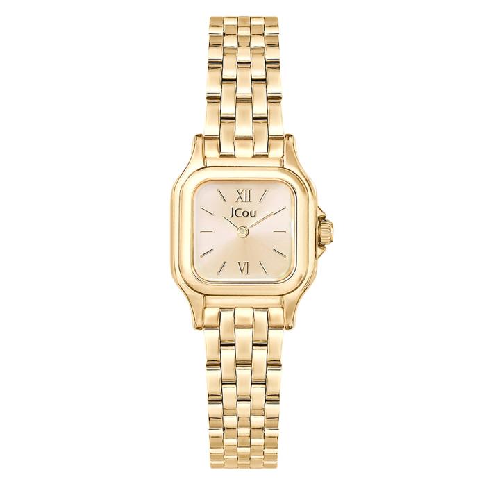 Γυναικείο Ρολόι JCOU Muse με Χρυσό Καντράν SKU-81071
